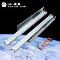 Synchronously push-open stabilizer stabilizing system full extension undermount drawer slide channel telescopic